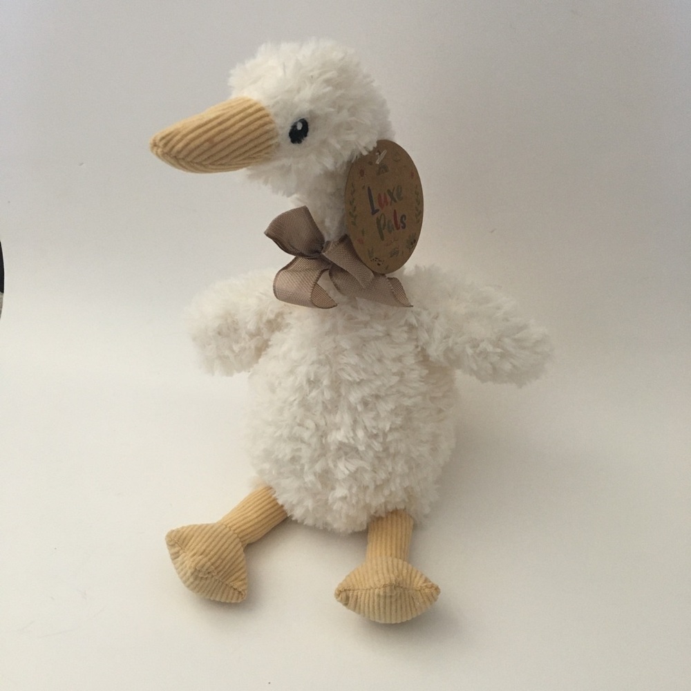 NEW Goose Plush Stuffed Animal Luxe Pals Soft Baby Gift | Linzy